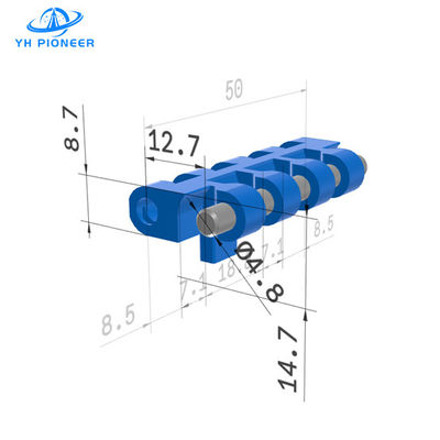 Хорошая цена Вентилируемый модульный пояс с перфорированной поверхностью POM для фармацевтической транспортировки онлайн