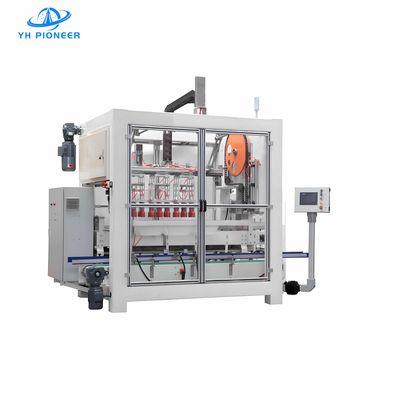 Хорошая цена Эффективная бутылочная картонная упаковочная машина со скоростью 21-28 картон / мин и мощностью 4,5 кВт для надежной упаковки онлайн