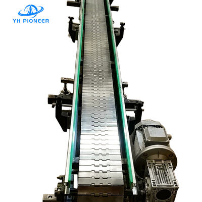 Хорошая цена Высокоэффективные бутылочные конвейерные системы с POM и цепными пластинами из нержавеющей стали для надежной обработки материалов онлайн