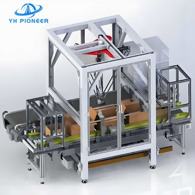 Хорошая цена 3.0KW Робот мягкая сумка чехлы упаковщик, сумка чехлы упаковка машина 10-20карт/мин онлайн